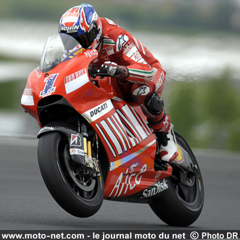 Casey Stoner - Grand Prix d'Italie MotoGP 2008 : la présentation sur Moto-Net.Com