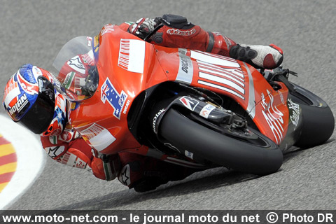 Casey Stoner - Grand Prix de Catalogne MotoGP 2008 : la présentation sur Moto-Net.Com