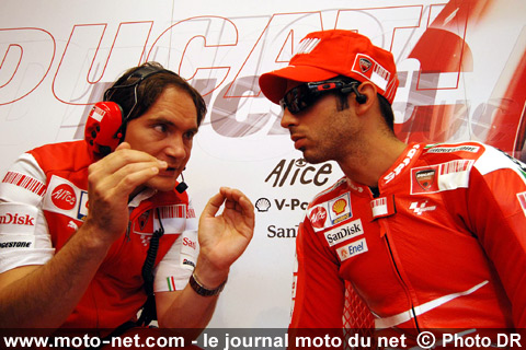 Marco Melandri - Grand Prix de Catalogne MotoGP 2008 : la présentation sur Moto-Net.Com
