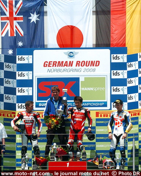 Noriyuki Haga 1er, Troy Bayliss 2ème et Max Neukirchner 3ème - Mondial Superbike : Le championnat s'emballe à la mi-saison !