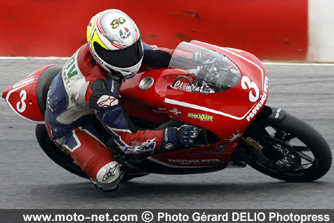 125 : Clément Dunikowski - Quatrième épreuve du Championnat de France Superbike 2008 à Ledenon