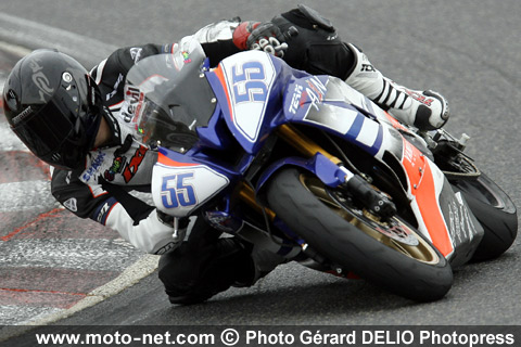  Pirelli Junior 600 : Étienne Masson - Quatrième épreuve du Championnat de France Superbike 2008 à Ledenon