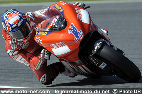 Casey Stoner - Grand Prix de Grande-Bretagne MotoGP 2008 : la présentation sur Moto-Net.Com