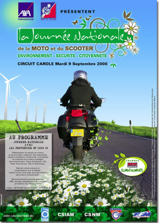 Première Journée nationale de la moto et du scooter le 9 septembre à Carole