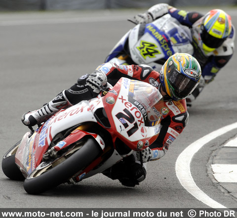 Troy Bayliss et Roberto Rolfo - Mondial Superbike Europe 2008 : Racing in the rain