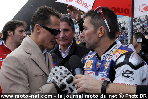 Michaël Schumacher et Troy Bayliss - Mondial Superbike Portugal 2008 : Bayliss et Sofuoglu : départ et retour gagnants !