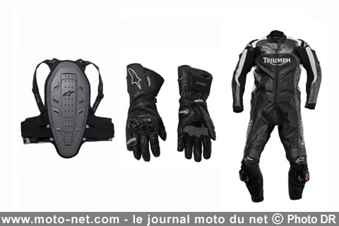 Dorsale AS, Gants AS2 et combinaison piste AS1