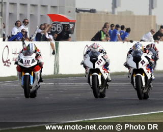 Troy Corser, Ruben Xaus et Leon Haslam - Mondial Superbike Qatar 2009 : Spies dégaine et fait le hold up en Mondial Superbike !