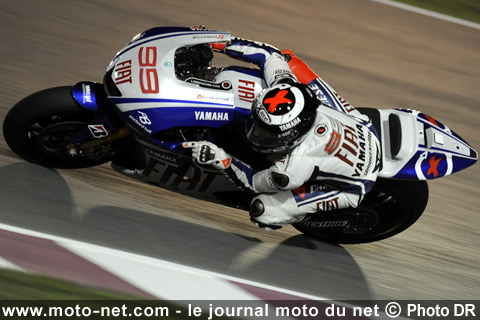 Jorge Lorenzo - Le Grand Prix du Qatar MotoGP 2009 : Stoner fait la passe de trois !  
