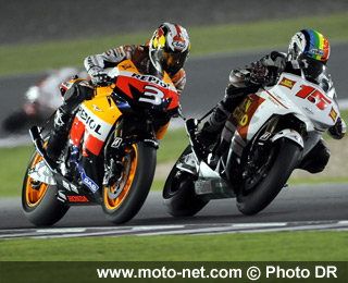 Dani Pedrosa - Le Grand Prix du Qatar MotoGP 2009 : Stoner fait la passe de trois !  