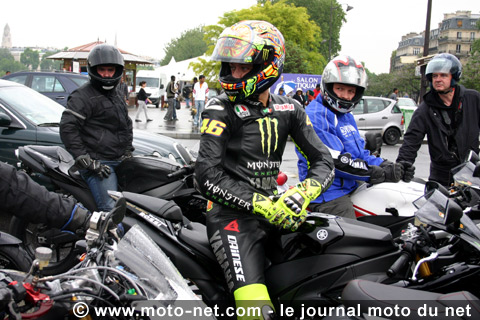 Défilé du 14 mai : Rossi se balade en R1 dans Paris...
