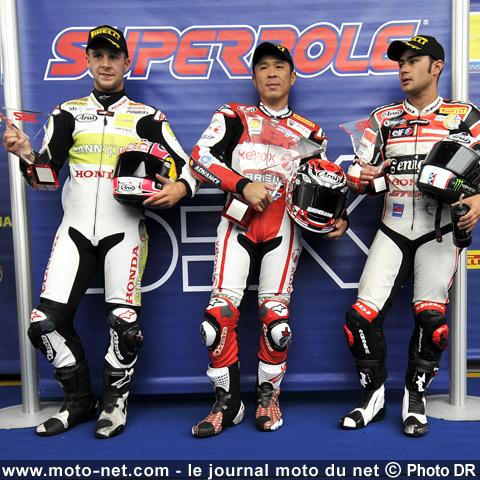 Jonathan Rea, Noriyuki Haga et Leon Haslam - Mondial Superbike Allemagne 2009 : Changement de leader en Mondial Superbike !