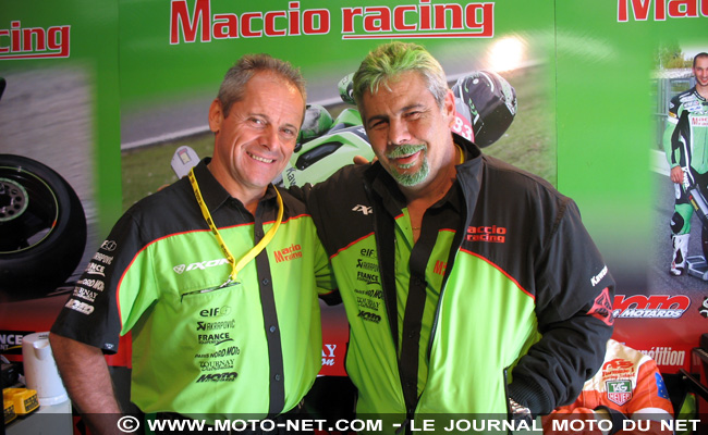 Robert Doron (à gauche) et Patrick Maccio (à droite)