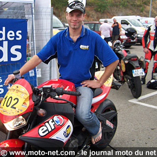 Moto Tour 2009 : Jehan d'Orgeix (Aprilia) en tête de la course