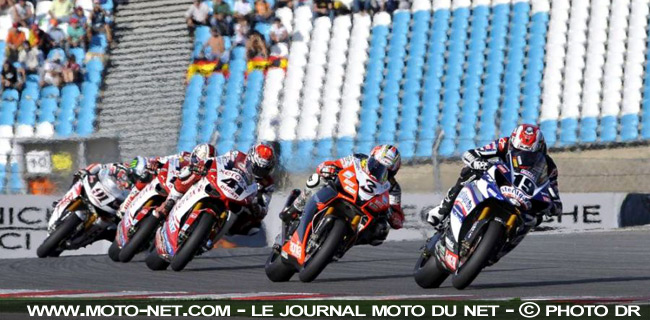 Spies, Biaggi, Haga, Fabrizio et Haslam - Mondial Superbike Portugal 2009 : Ben Spies est champion du monde de Superbike !