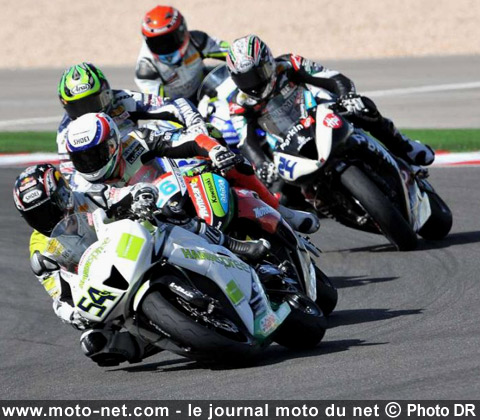 Sofuoglu, Lascorz, Crutchlow, McCoy et Pirro -  Mondial Superbike Portugal 2009 : Cal Crutchlow est champion du monde de Supersport!