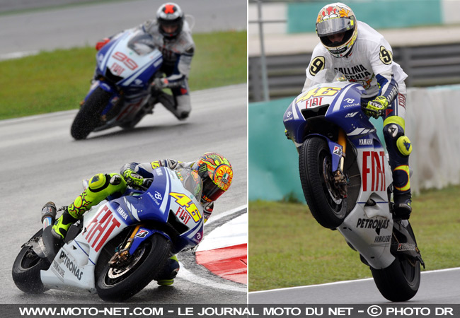 Jorge Lorenzo et Valentino Rossi - This is it : La saison 2009 de MotoGP se clôt dimanche !