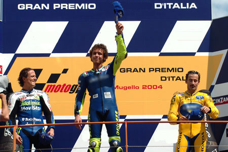 Grand Prix moto d'Italie 2004 : le tour par tour