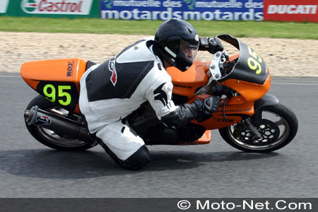 Pascal Di Marco au guidon de la Moto-Net Mobile n°95 parviendra-t-il à défendre seul les couleurs du Team Moto-Net ?