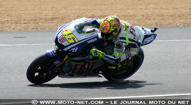 Rossi plébiscité par le public du GP de France 2010 !