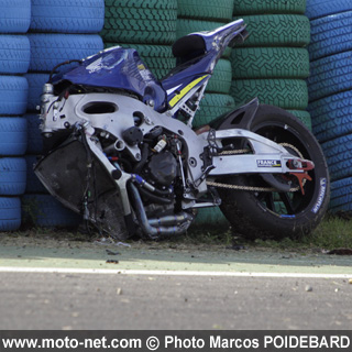 17h30 : safety car suite à une chute de la Honda n°63