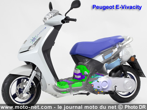 Scooter électrique Peugeot E-Vivacity : 3600 euros en mars 2011