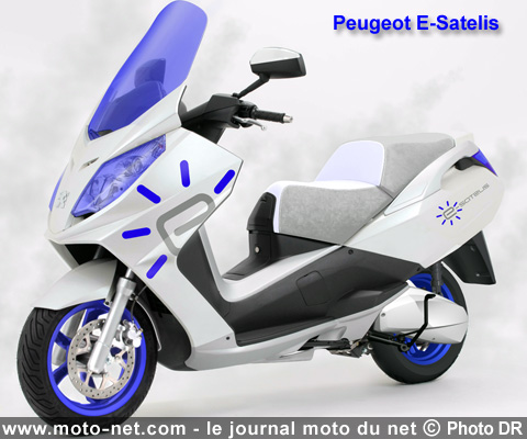Concept scooter électrique Peugeot E-Satelis