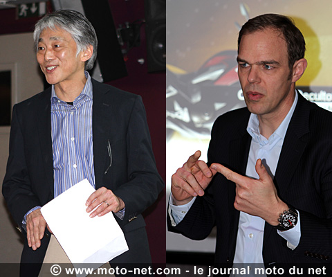 Hiroaki Shibata (président Honda France) et Christophe Decultot (DG)