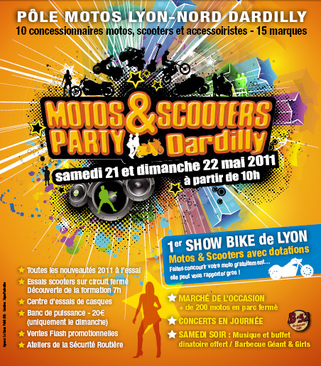 Grande fête du Pôle Moto Lyon-Nord Dardilly les 21 et 22 mai