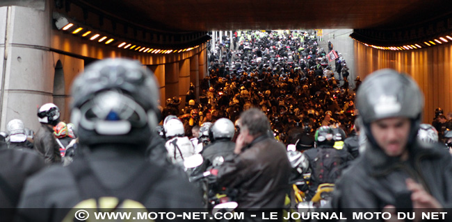 CISR : vaste mobilisation des motards dans toute la France