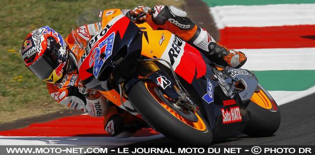 Moto GP Italie : Casey Stoner encore en pole position !