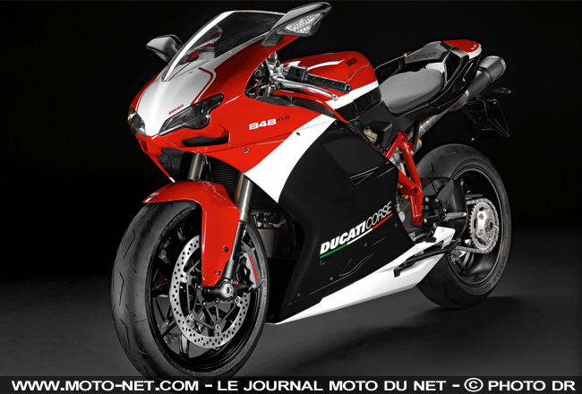 Nouvelles gammes pour les Ducati 848 Evo et Diavel