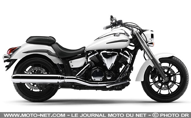 moto yamaha blanche