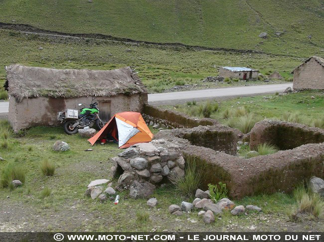 Amérique latine à moto (11) : pluies verglaçantes au Pérou