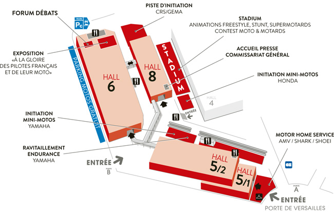 Programme officiel du Salon de la Moto de Paris 2013