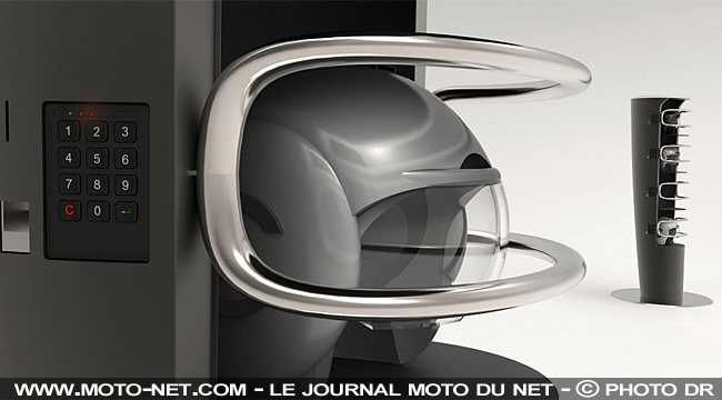 Un entrepreneur français lance un concept de consignes de casques moto