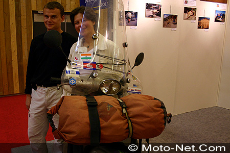 Mondial du deux-roues 2005 : le tour du monde en scooter
