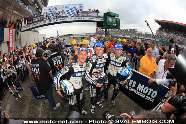 Galerie photos 24H Moto du Mans 2014 : 09 - arrivée