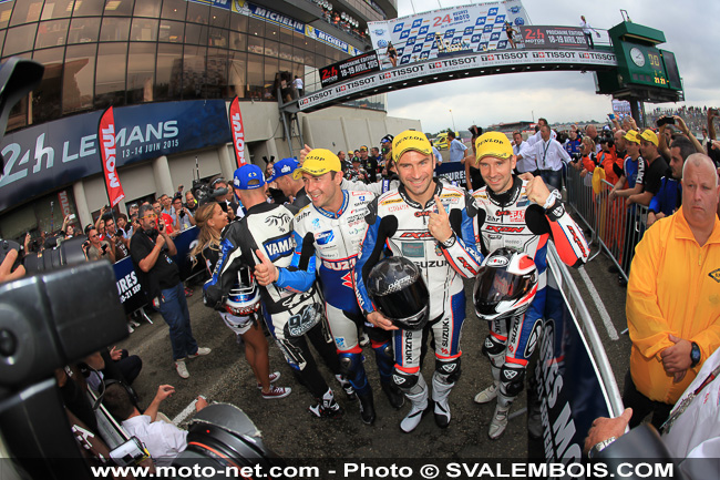 Galerie photos 24H Moto du Mans 2014 : 09 - arrivée