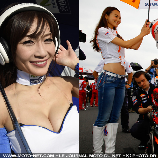 L'umbrella girl la plus sexy du Grand Prix du Japon