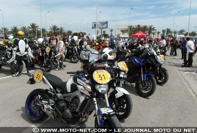 Départ en fanfare pour le premier Tunisian Moto Tour