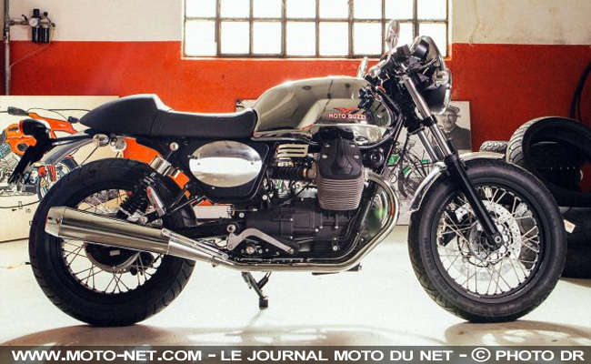 Le Moto Guzzi Garage pour personnaliser votre V7