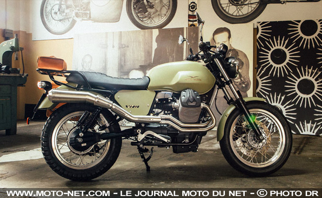 Le Moto Guzzi Garage pour personnaliser votre V7