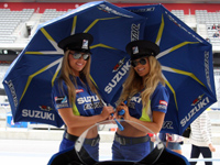 Moto GP : l'umbrella girl la plus sexy du GP des Amériques