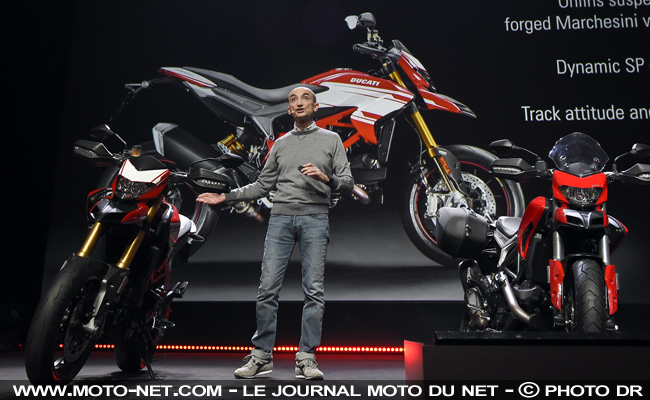 Nouveautés 2016 : la gamme Ducati Hypermotard 939 passe à Euro4
