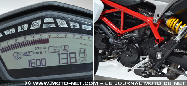 Nouveautés 2016 : la gamme Ducati Hypermotard 939 passe à Euro4