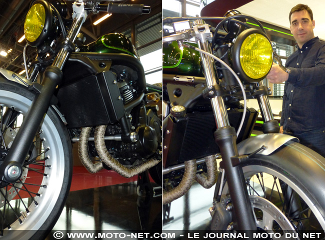 Préparation moto : Mario Soares transforme la Kawasaki Vulcan S en Café racer