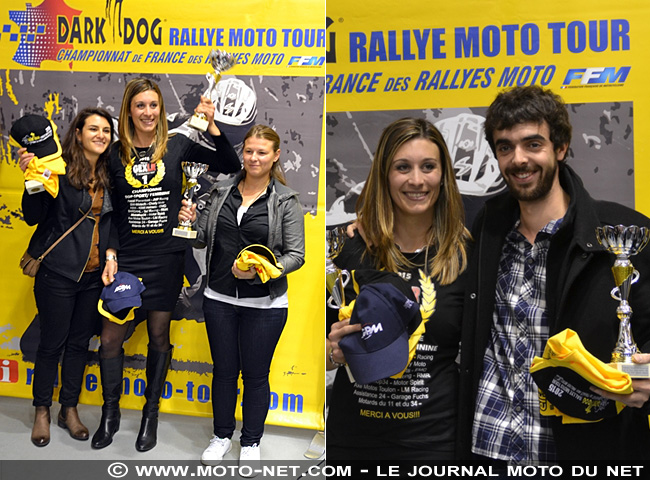 Remise des prix officielle du Dark Dog Rallye Moto Tour 2015 au salon de Paris