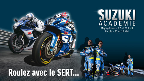 Suzuki Académie 2016 : roulez avec le SERT à Magny-Cours et à Carole