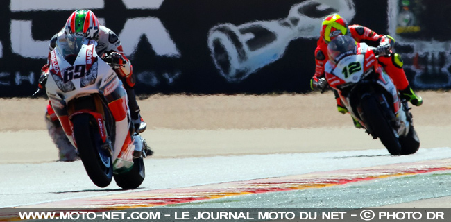  Hayden et Fores - WSBK Espagne (3 sur 14) Déclarations des pilotes World Superbike à Aragon